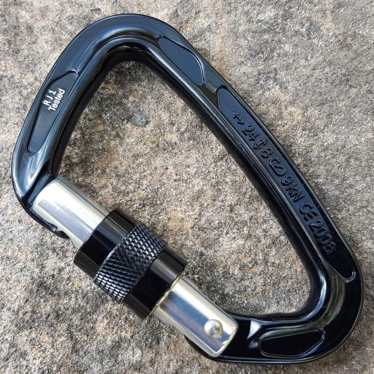 Mad Rock Super Tech Straight Gate Carabiner – D-Shape Aluminum, New With Tag